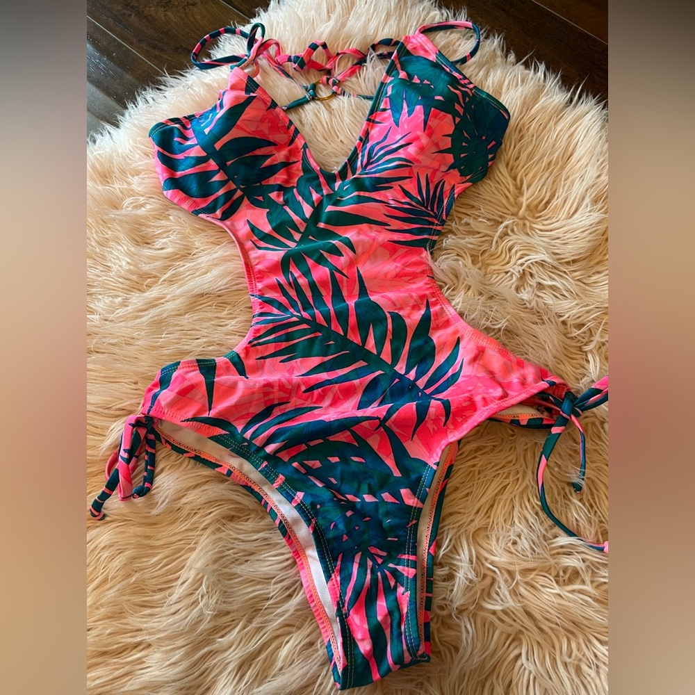 Monokini Pink & Blue